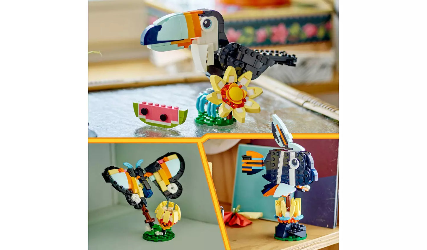 LEGO Creator 3in1 Wild Animals: Tropical Toucan Set 31173