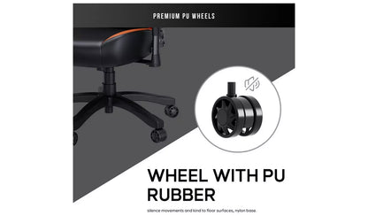 Anda Seat Luna Premium Gaming Chair - Black & Orange