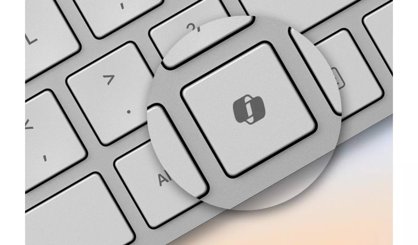 Microsoft Coalgate Surface wireless Keyboard - Grey