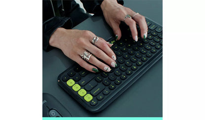 Logitech POP Icon Keys Wireless Keyboard - Graphite