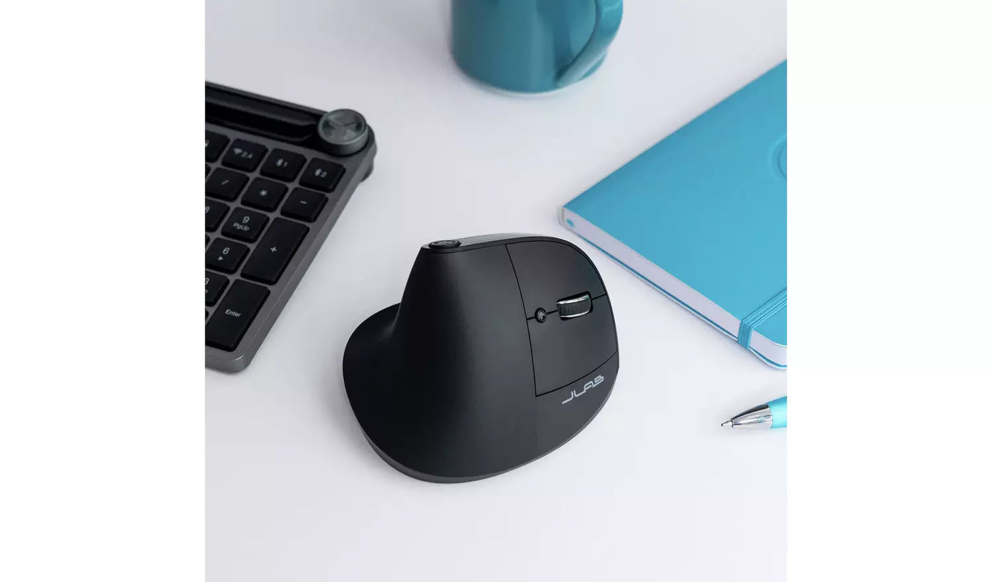 JLab JBud Wireless Bluetooth Ergonomic Mouse - Black