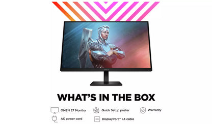 HP Omen 27 Inch 165Hz IPS FHD Gaming Monitor