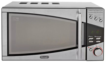 De'Longhi 800W Standard Microwave P80T5A - Black and Silver