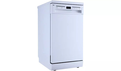 Bush DWSLE96W Slimline Dishwasher - White