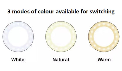 Desk Ring Light With Tripod & Phone Holder