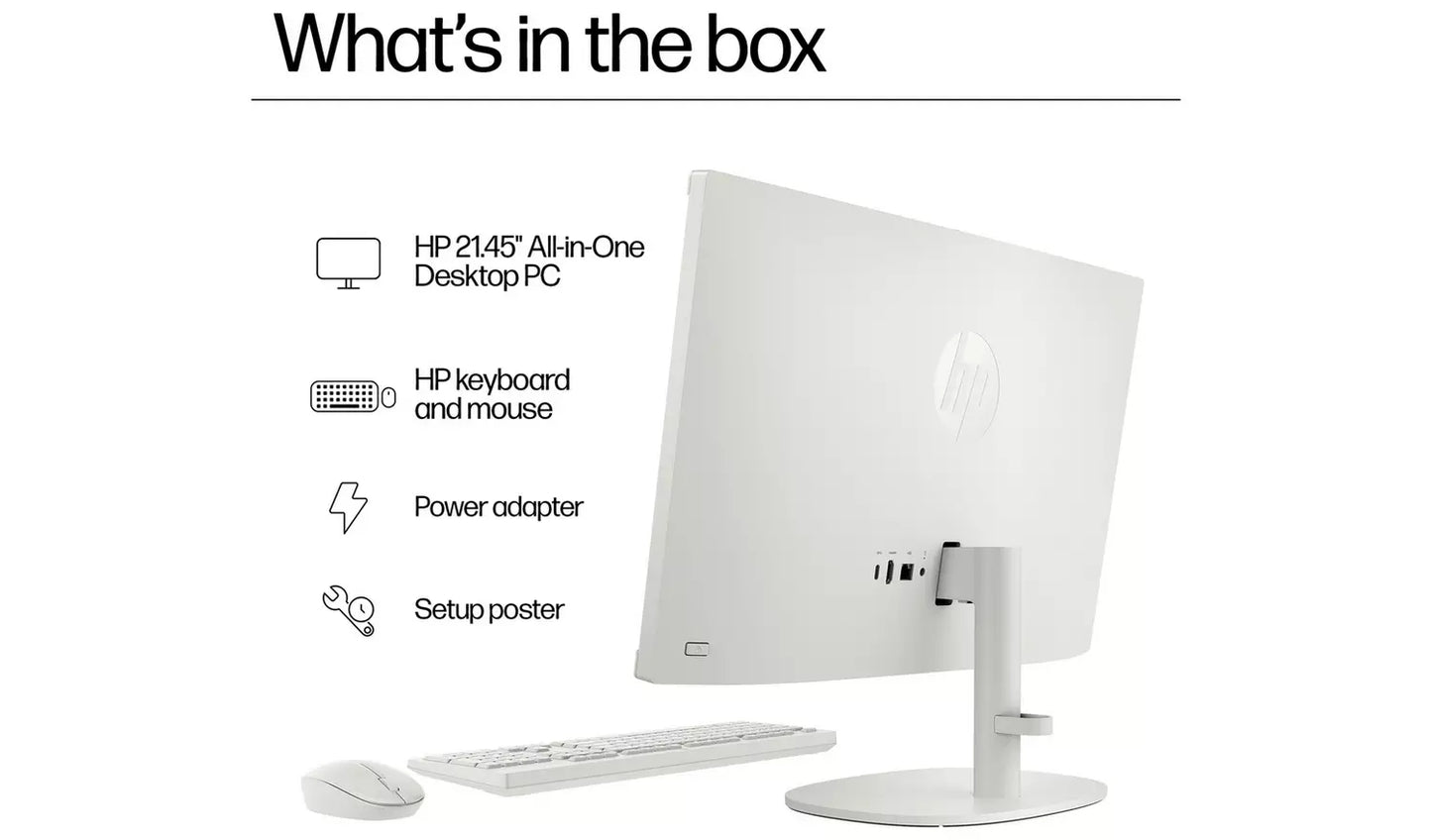 HP 22-dg0007na 21.45in Intel N100 8GB 128GB All-in-One PC