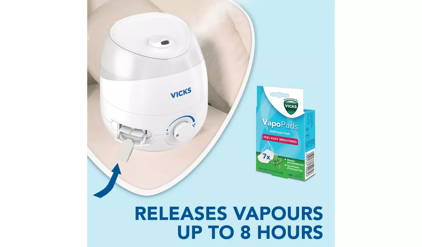 Vicks VUL525 Mini Cool Mist Ultrasonic Humidifier