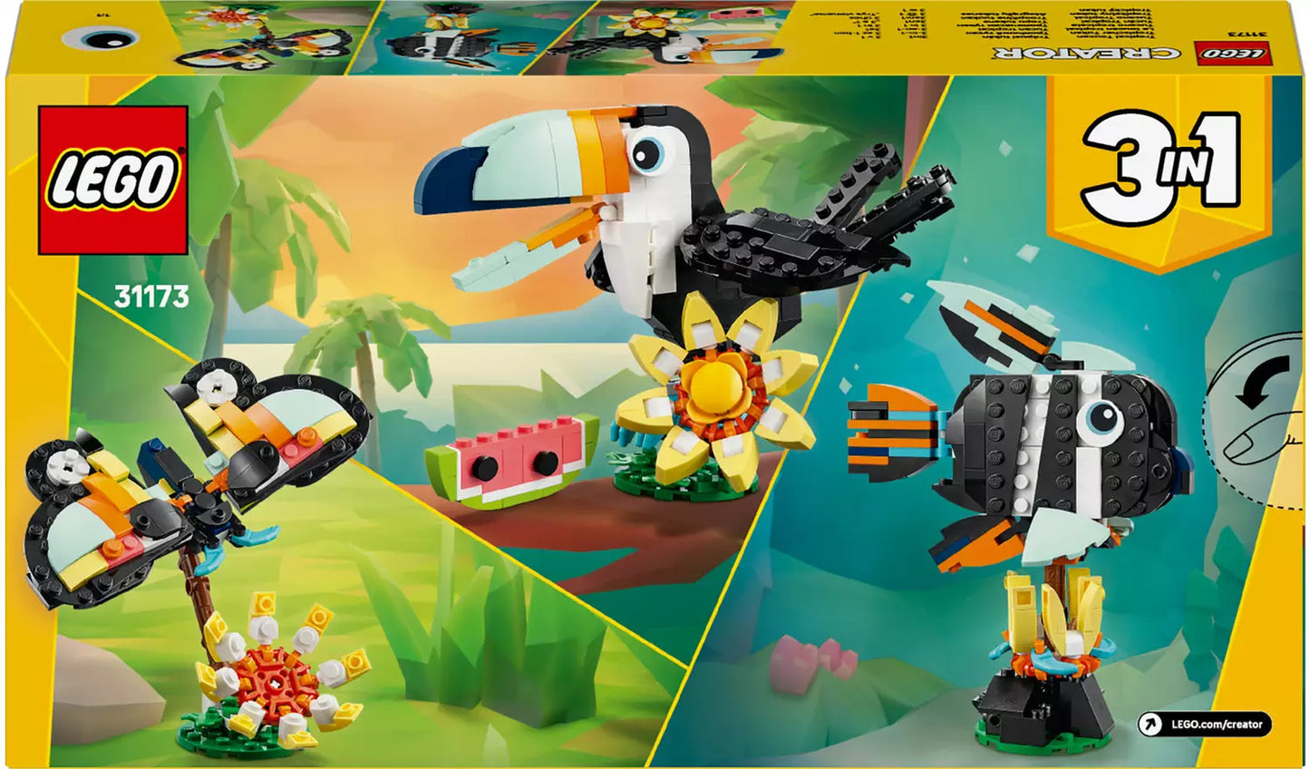 LEGO Creator 3in1 Wild Animals: Tropical Toucan Set 31173