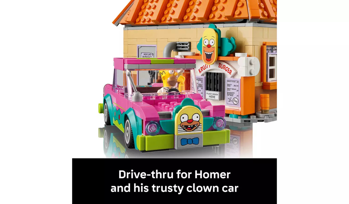 LEGO Icons The Simpsons: Krusty Burger Set for Adults 10352