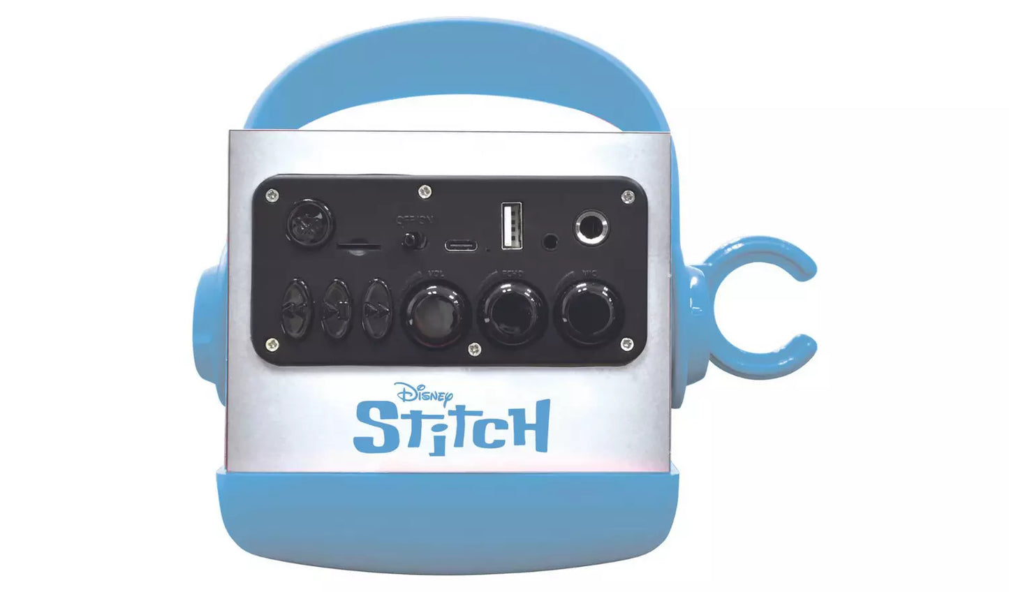 Disney Stitch Karaoke Bluetooth Speaker with Microphone