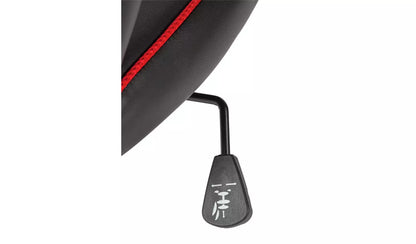 Home Faux Leather Mid Back Gaming Chair - Red & Black