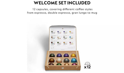 Nespresso Vertuo Pop Pod Coffee Machine by Krups - White