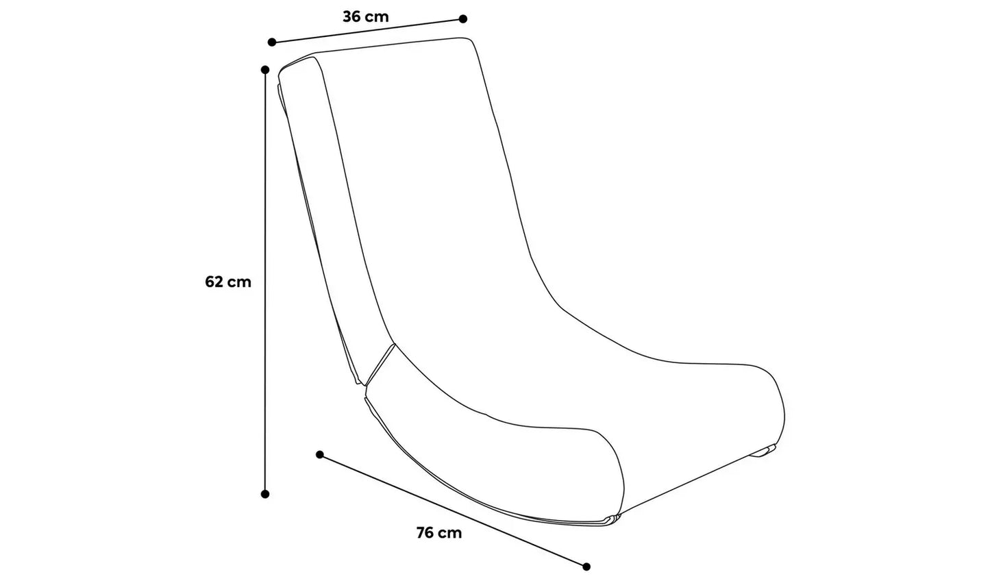 X Rocker Prism Video Rocker Junior Gaming Chair - Neon