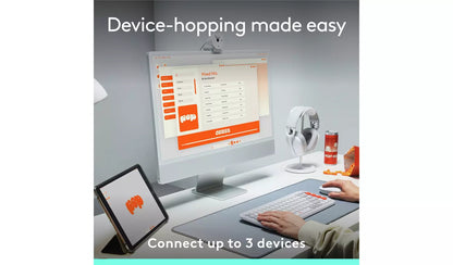 Logitech POP Icon Keys Wireless Keyboard - Graphite