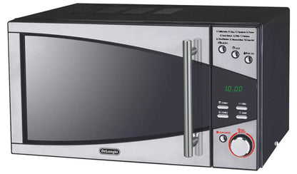 De'Longhi 800W Standard Microwave P80T5A - Black and Silver