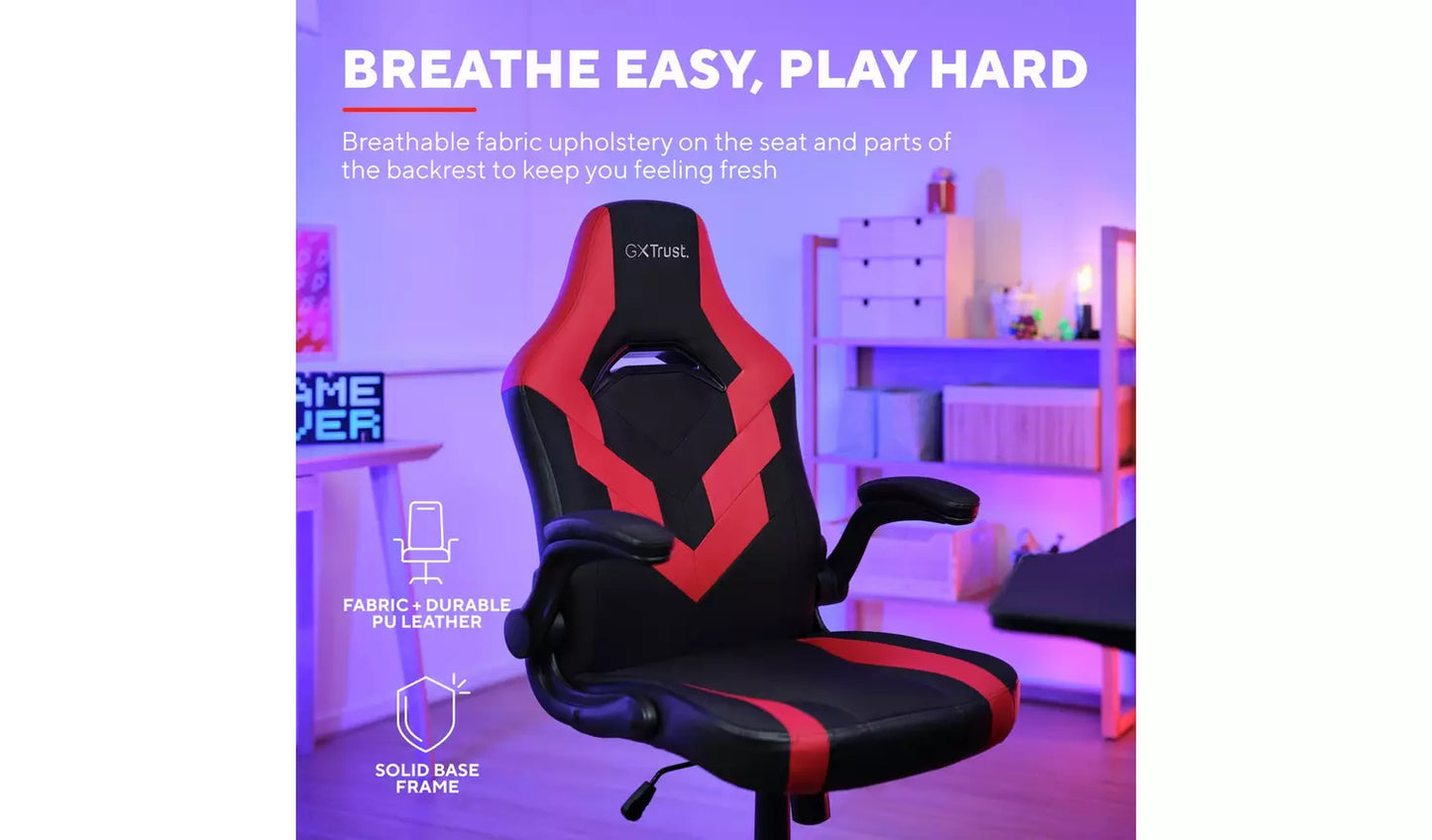 Trust GXT703 Riye Gaming Chair - Red
