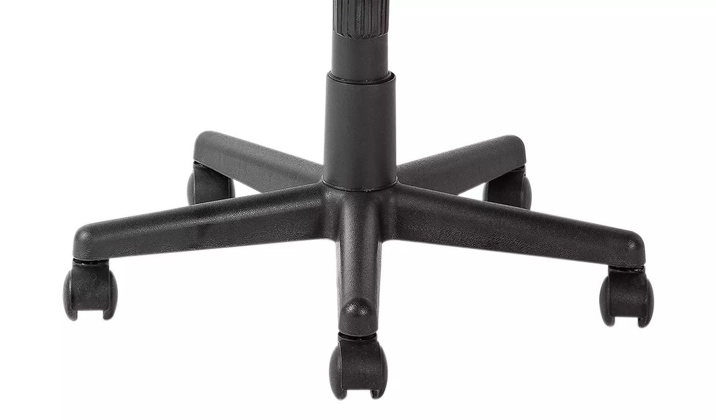 Home Faux Leather Mid Back Gaming Chair - Red & Black