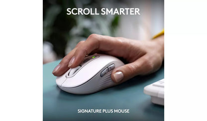 Logitech MK950 Signature Slim Keyboard and Mouse - Off White