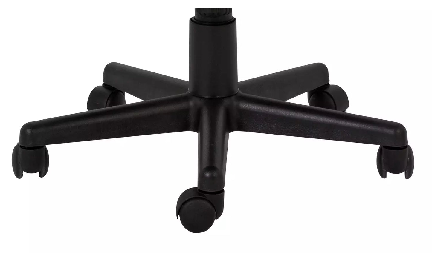 Home Faux Leather Mid Back Gaming Chair -White & Black