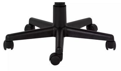 Home Faux Leather Mid Back Gaming Chair -White & Black