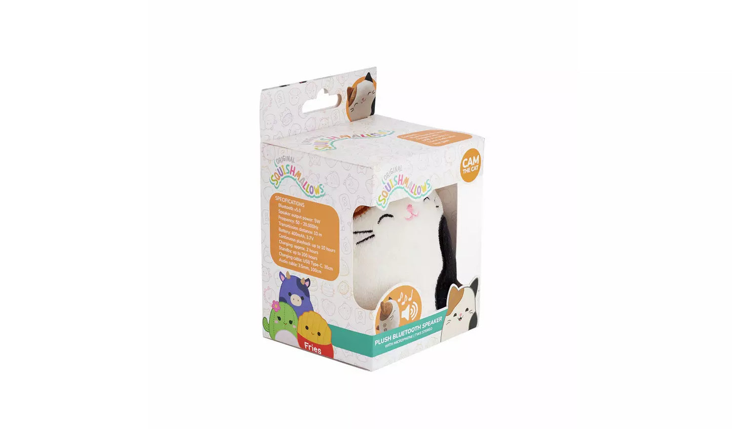 Lazerbuilt Squishmallows Cam The Cat Plush Bluetooth Speaker