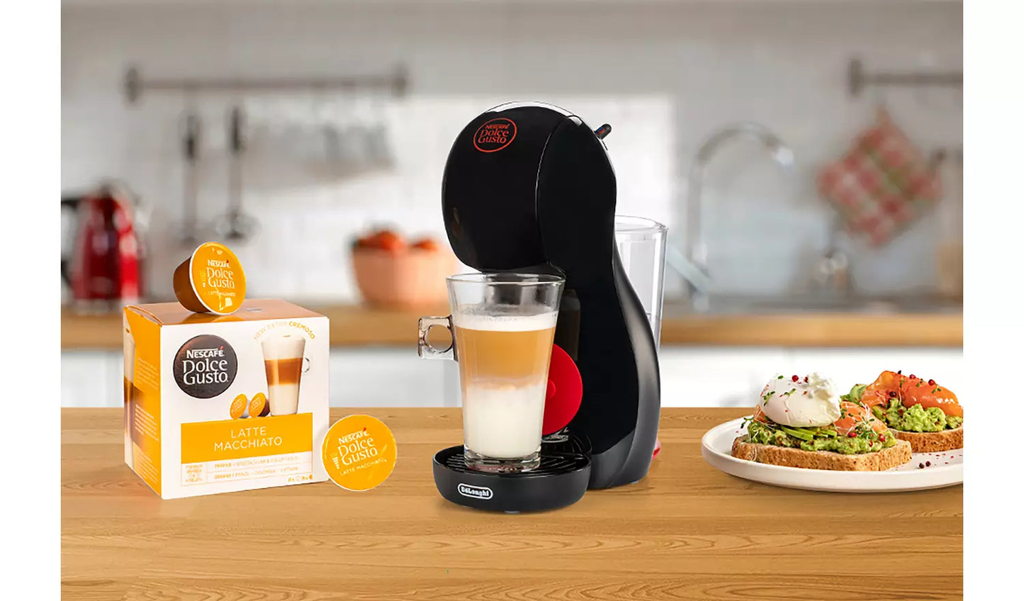 Dolce Gusto Piccolo XS by De'Longhi EDG210.B Pod Machine