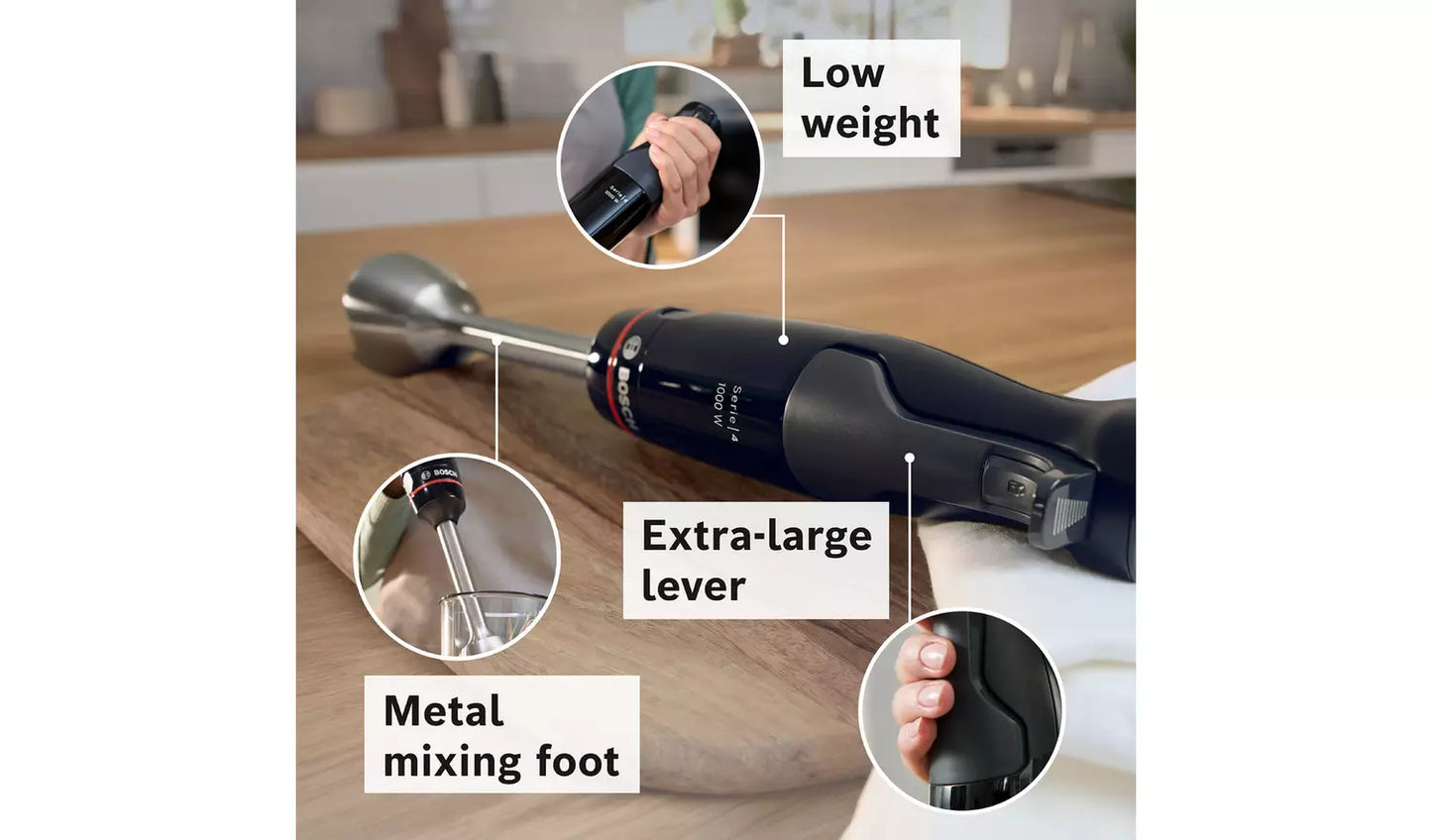 Bosch MSM4B624GB ErgoMaster 3 in 1 Hand Blender – Black