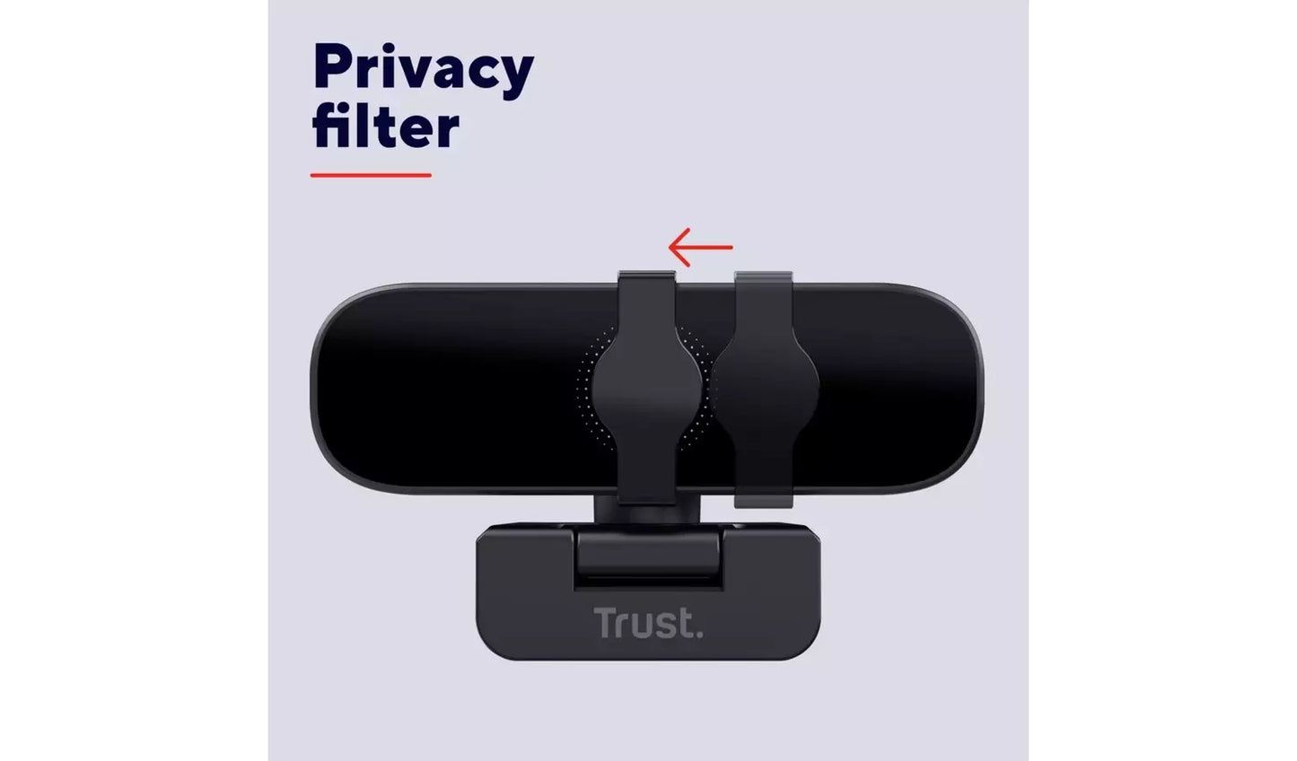 Trust TANOR 1080p Full HD Webcam - Black