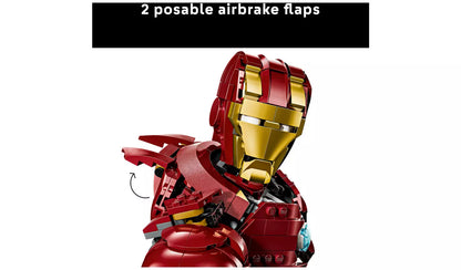 LEGO Marvel Iron Man MK4 Bust Building Set for Adults 76327