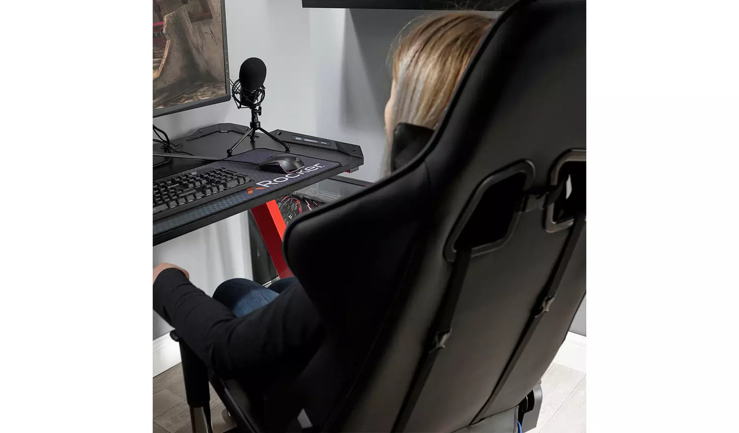 X Rocker Alpha eSports Office Gaming Chair -Black
