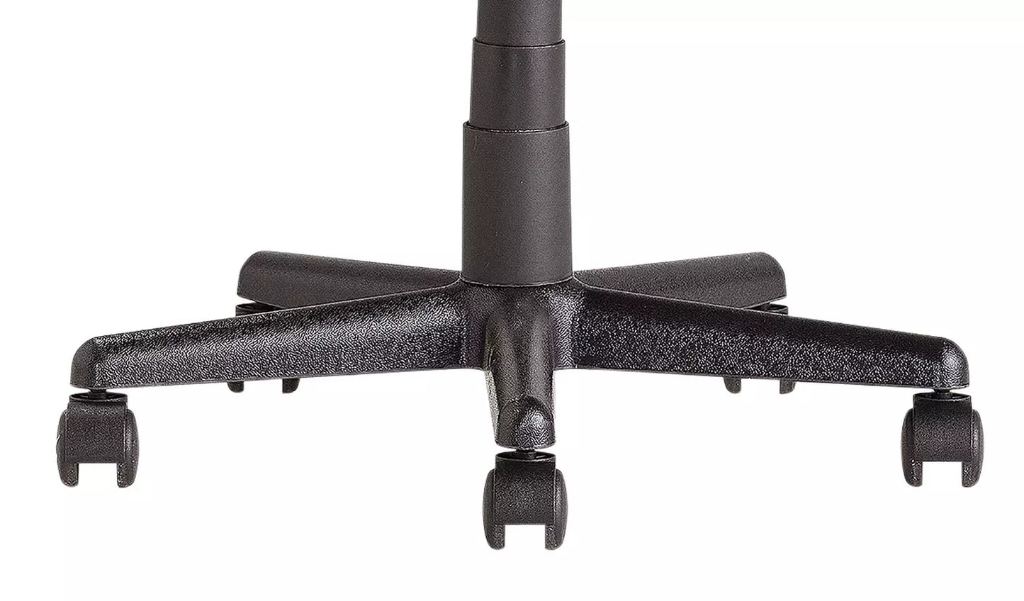 Home Faux Leather Mid Back Gaming Chair - Black