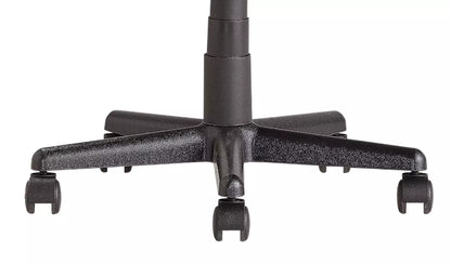 Home Faux Leather Mid Back Gaming Chair - Black