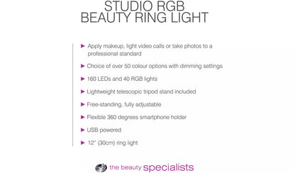 Rio Professional RGB LED Ring Light - Large