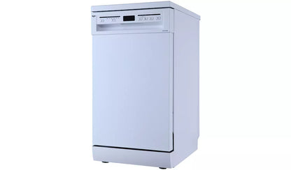 Bush DWSLE96W Slimline Dishwasher - White