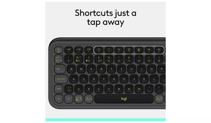 Logitech POP Icon Keys Wireless Keyboard - Graphite