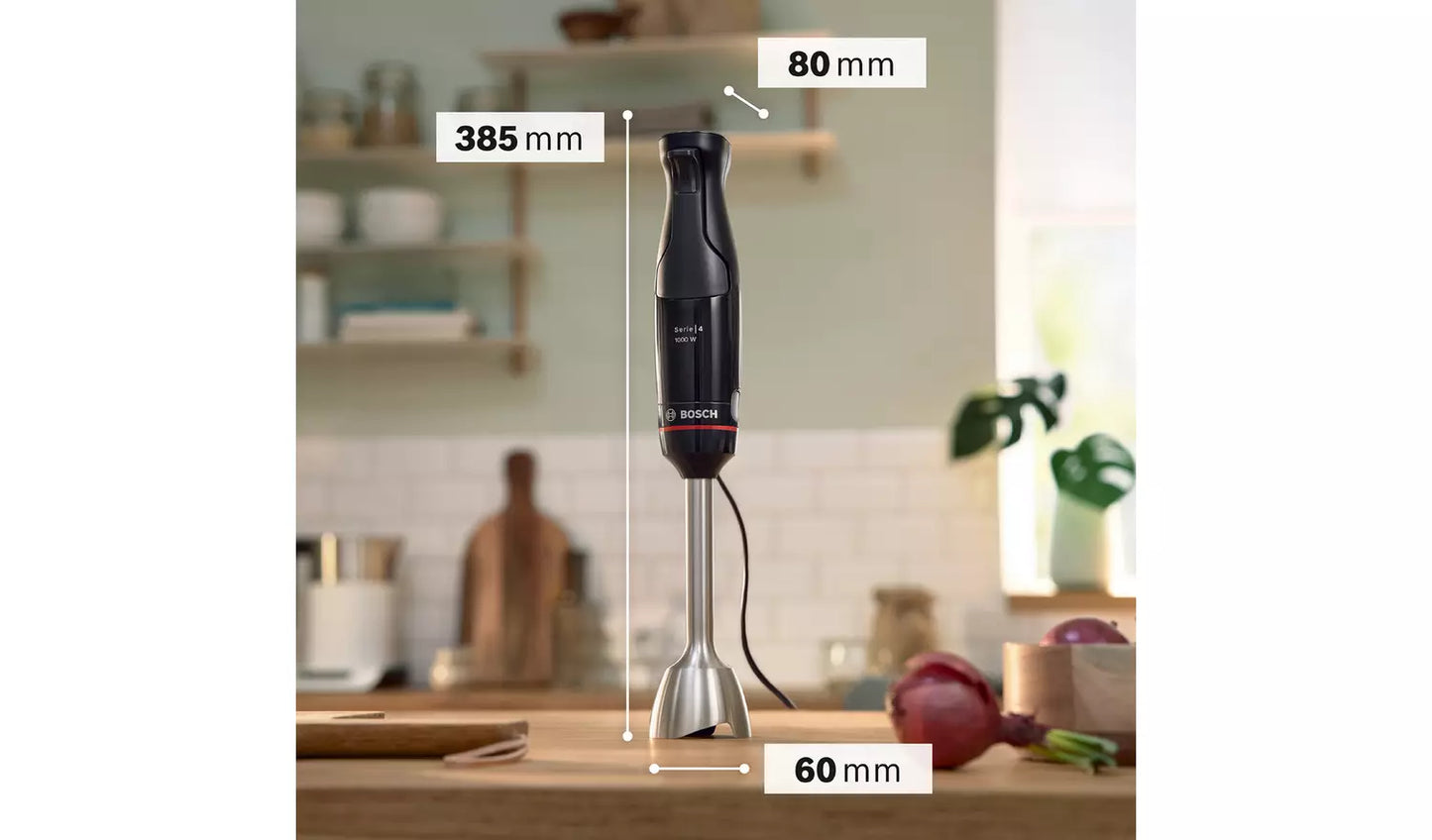 Bosch MSM4B624GB ErgoMaster 3 in 1 Hand Blender – Black