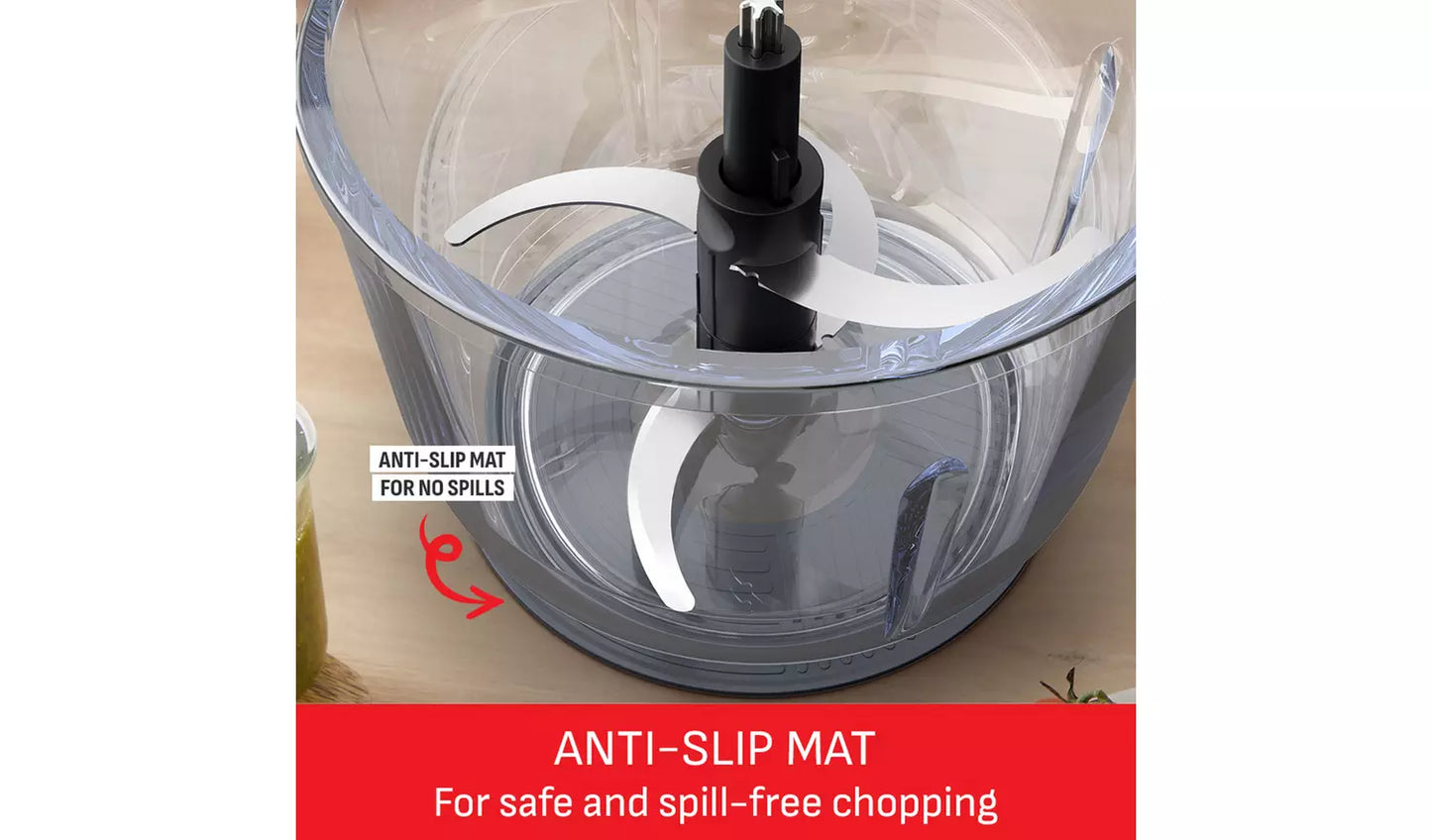 Tefal MB603165 Choppeo XXL Chopper - Turquoise