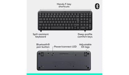 Logitech MK250 Bluetooth Wireless Mouse and Keyboard