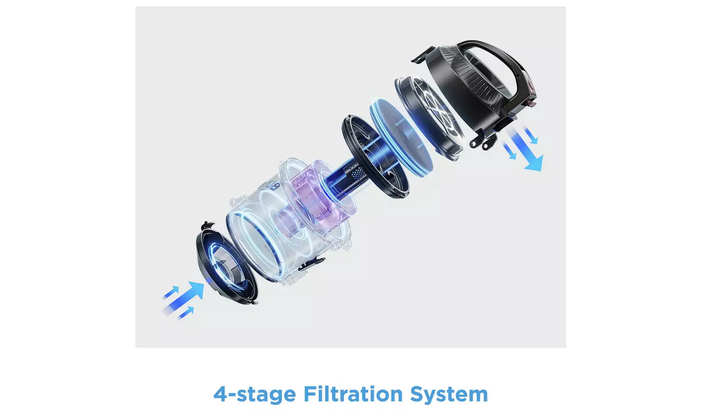 Bush Bagless Cylinder Corded Vacuum Cleaner