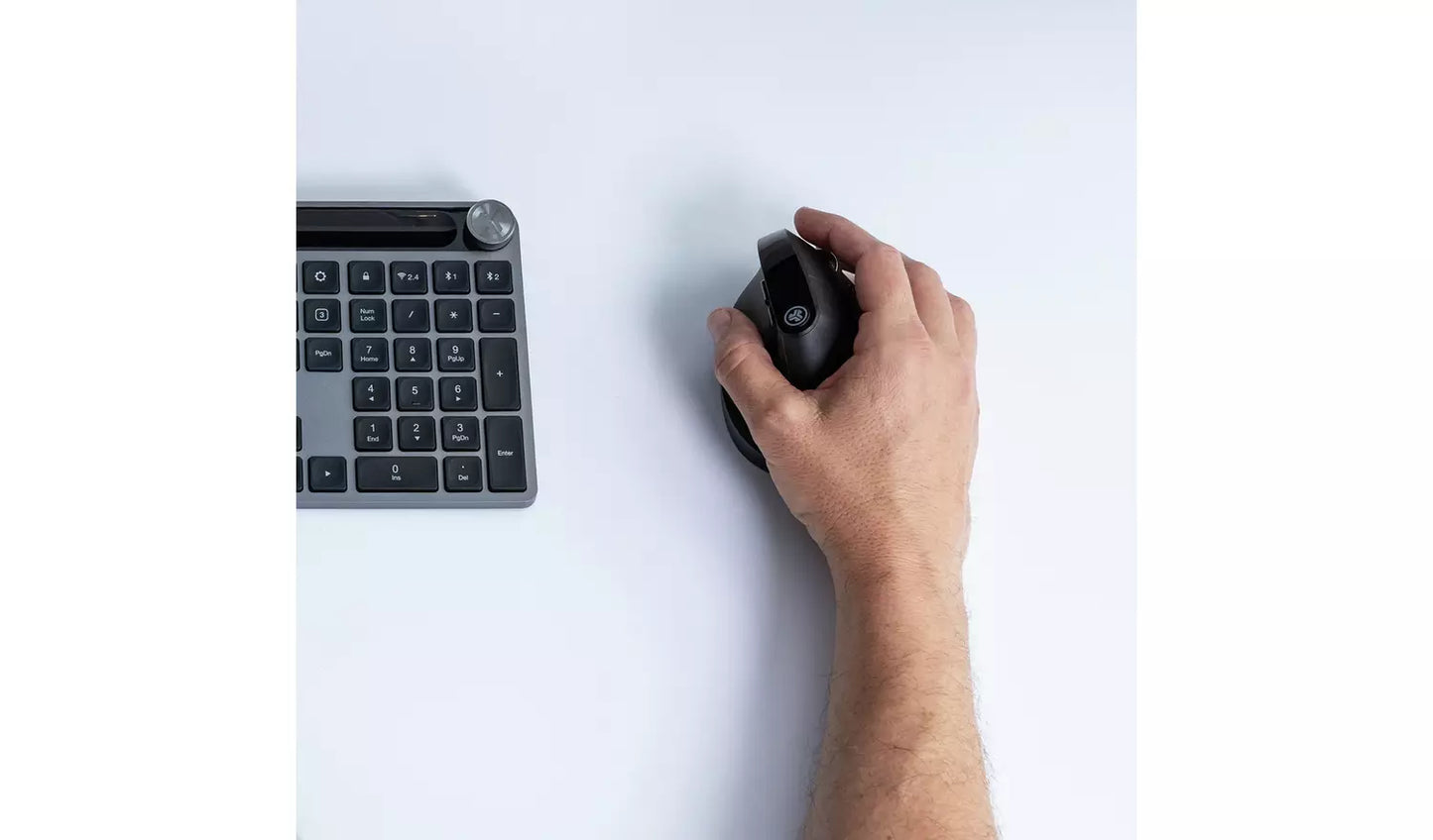 JLab JBud Wireless Bluetooth Ergonomic Mouse - Black