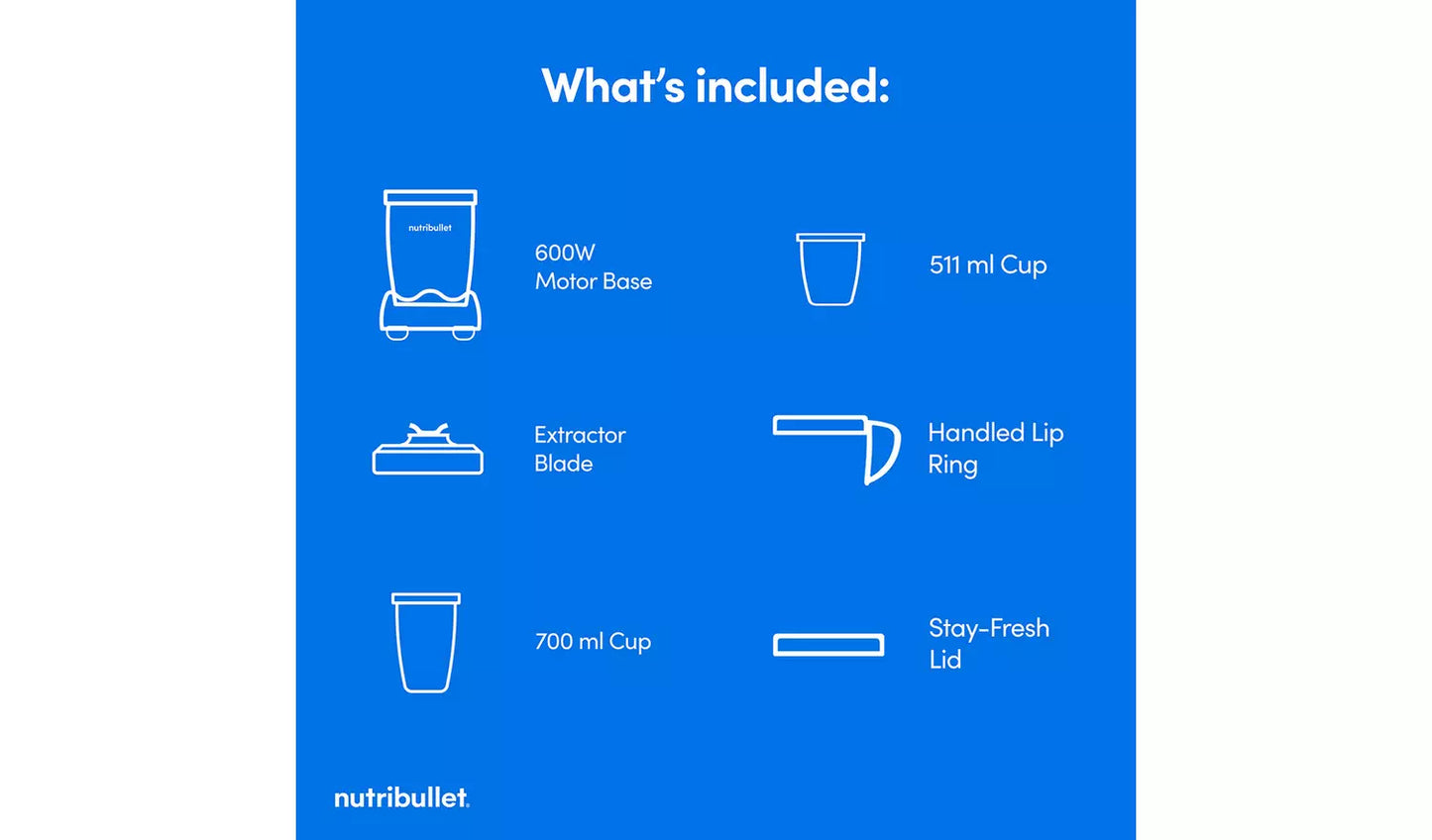 Nutribullet 600 Series Blender - Black