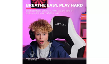 Trust GXT703 Riye Gaming Chair - White