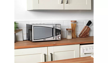De'Longhi 800W Standard Microwave P80T5A - Black and Silver