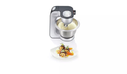 Bosch MUM59340GB 7-in-1 Stand Mixer, Grey & Silver