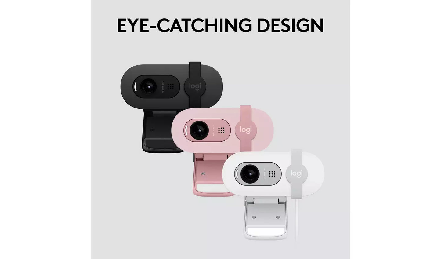 Logitech Brio 100 HD Webcam - Rose