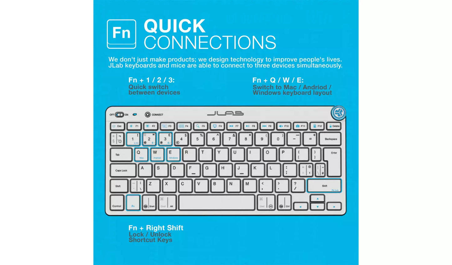 JLab GO Wireless Mouse and Keyboard