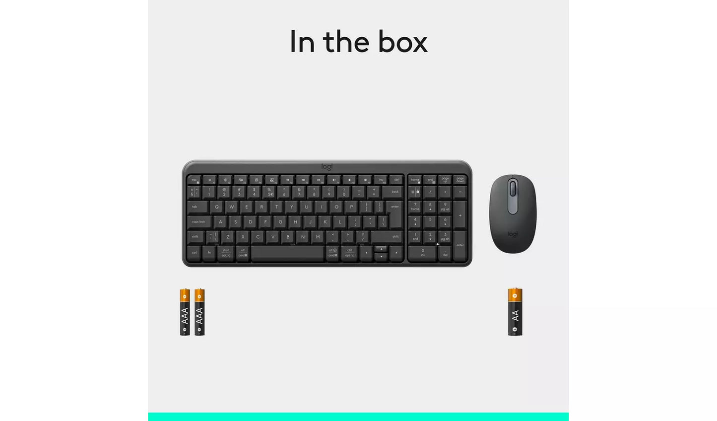 Logitech MK250 Bluetooth Wireless Mouse and Keyboard