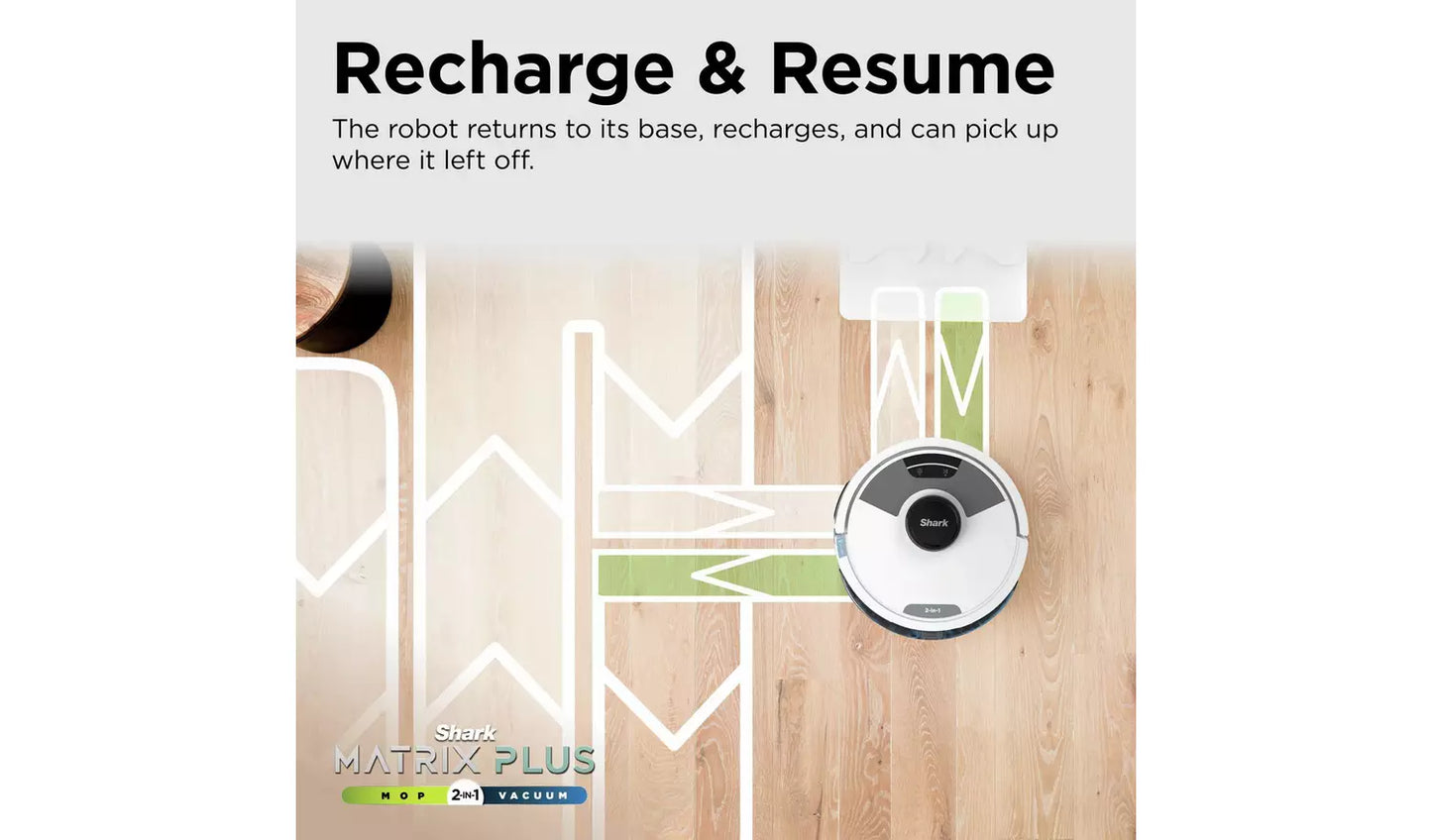 Shark Matrix Plus 2-in-1 Cordless Robot Vacuum & Mop