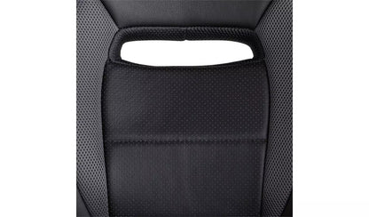 Home Faux Leather Mid Back Gaming Chair - Black