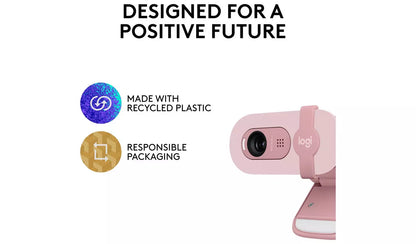 Logitech Brio 100 HD Webcam - Rose